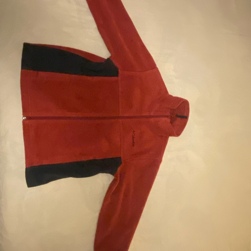 Columbia Kids Red and Black Puffer Jacket